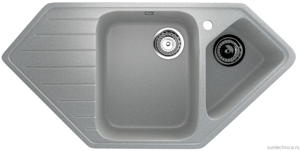 Мойка кухонная Ulgran U-409 -310 серая