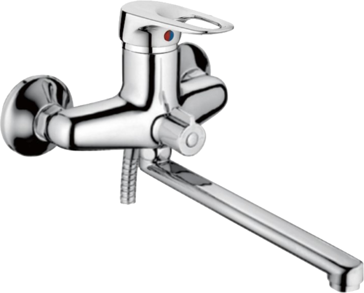 Смеситель с длинным изливом для ванны Haiba HB2204