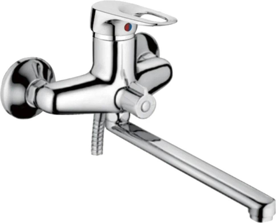 Смеситель с длинным изливом для ванны Haiba HB2204