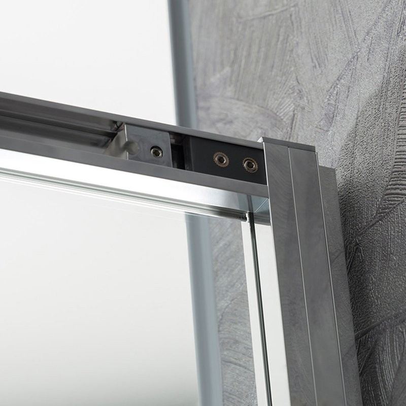 Душевой уголок Vincea Slim-U VSR-2SU9012CL 120x90 см, профиль хром, стекло прозрачное