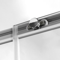 Душевой уголок Vincea Slim-U VSR-2SU9012CL 120x90 см, профиль хром, стекло прозрачное