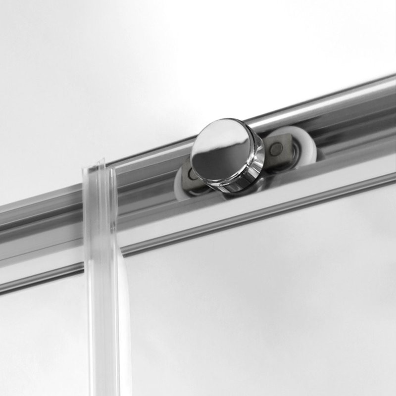Душевой уголок Vincea Slim-U VSR-2SU9012CL 120x90 см, профиль хром, стекло прозрачное