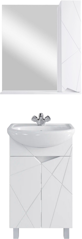 Мебель для ванной комнаты SanStar Каскад 50 раковина Элегия