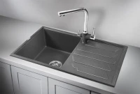 Мойка кухонная Granula 8002, графит