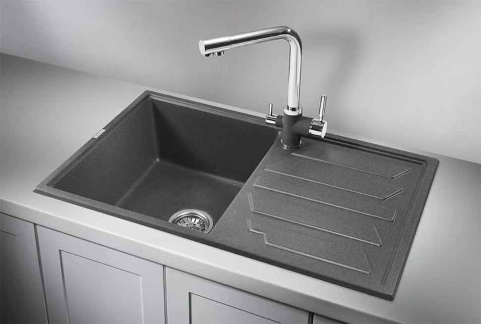Мойка кухонная Granula 8002, графит