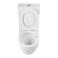 Унитаз-компакт напольный BelBagno Sfera-Tor BB2141CP-TOR/SC безободковый, крышка с микролифтом, бачок BB2141T