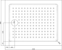 Поддон для душа Cezares Tray TRAY-A-AH-100/80-15-W 100x80, с сифоном