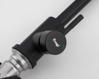 Комплект Мойка GranFest Practik P-980 KL черный + Смеситель Frap F40899-4 черный + Измельчитель Bort Titan Max Power FullControl