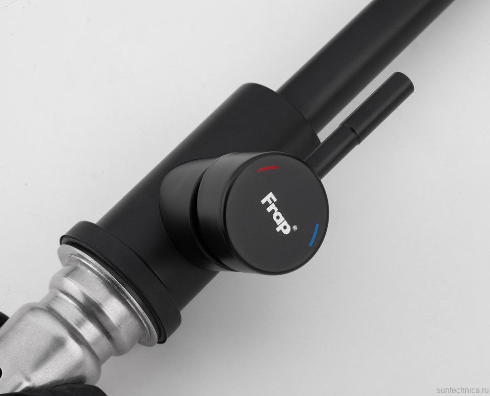 Комплект Мойка GranFest Practik P-980 KL черный + Смеситель Frap F40899-4 черный + Измельчитель Bort Titan Max Power FullControl