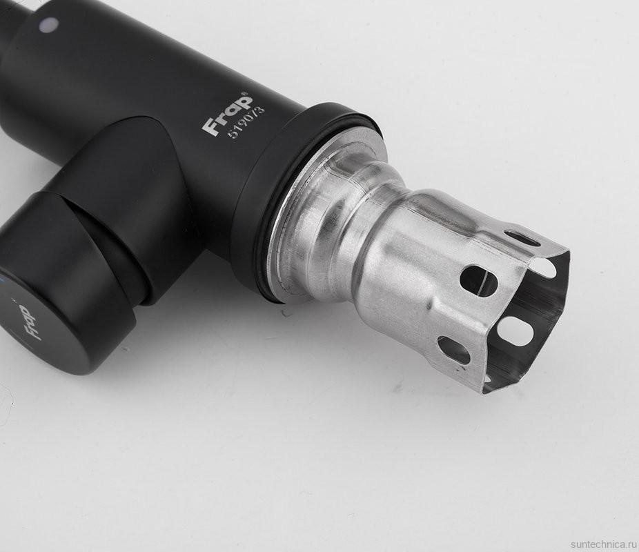 Комплект Мойка GranFest Practik P-980 KL черный + Смеситель Frap F40899-4 черный + Измельчитель Bort Titan Max Power FullControl