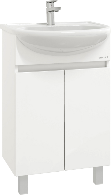 Тумба под раковину Onika Милтон 50 напольная, белая