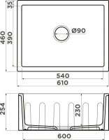 Комплект Мойка Omoikiri Mikura 61-BL черная + Измельчитель Nagare slim 500