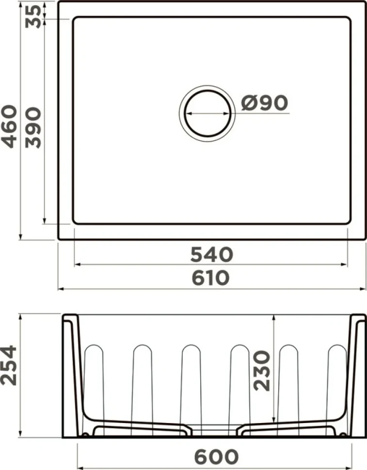 Комплект Мойка Omoikiri Mikura 61-BL черная + Измельчитель Nagare slim 500