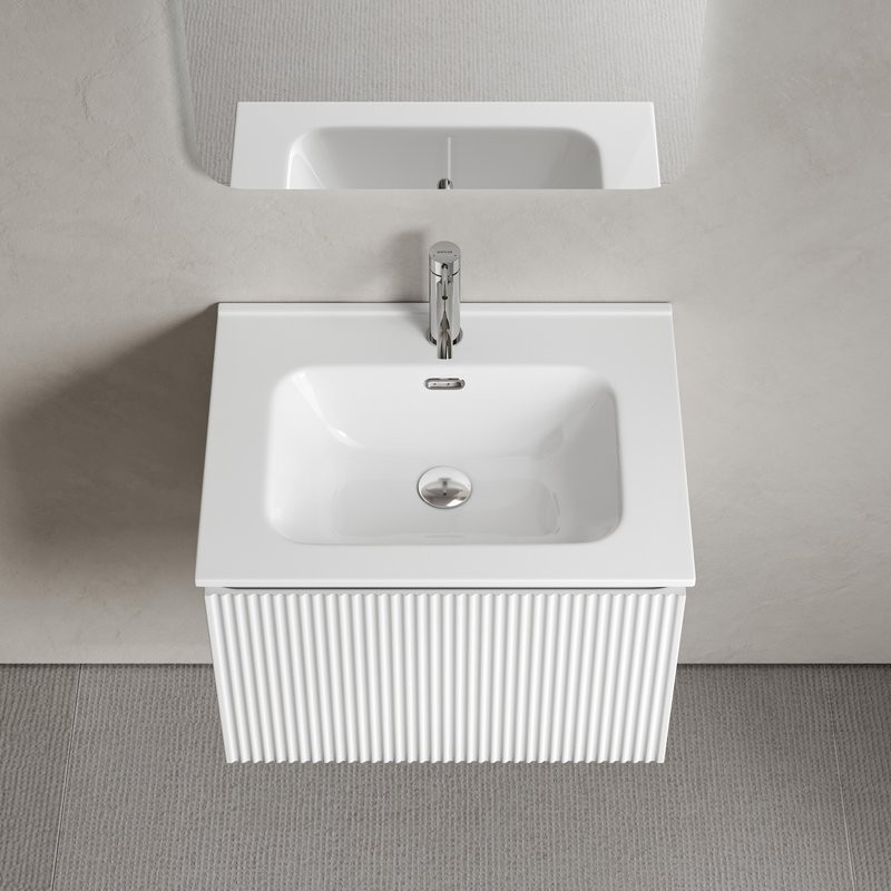 Тумба под раковину без столешницы Sancos Snob R 1.0 60 bianco