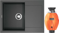Комплект Мойка Omoikiri Sakaime 68-PL платина + Измельчитель Nagare 500 Комплект Мойка Omoikiri Sakaime 68-PL платина + Измельчитель Nagare 500