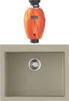 Комплект Мойка Omoikiri Bosen 61 ваниль + Измельчитель Nagare 750