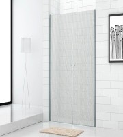 Душевая дверь в нишу Cezares Eco ECO-O-B-2-80-P-Cr стекло punto