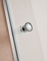 Душевая дверь в нишу Cezares Eco ECO-O-B-2-80-P-Cr стекло punto