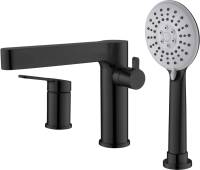 Смеситель на борт ванны BelBagno Delta DEL-BVD3-NERO