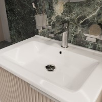 Тумба с раковиной STWORKI Хаммель 65 бежевая