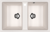 Мойка кухонная Ulgran U-608 -331 белая