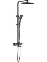 Душевая стойка Timo Tetra-Thermo SX-0169/03 с термостатом, черная