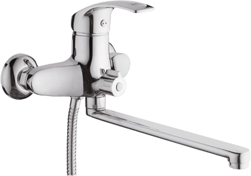 Смеситель с длинным изливом для ванны D-lin D146401 хром