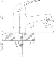 Смеситель для раковины Haiba HB03 HB1003
