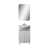 Мебель для ванной комнаты Alavann Monaco 55 напольная, белая