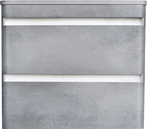 Тумба под раковину Style Line Атлантика 80 Люкс Plus, подвесная, бетон темный