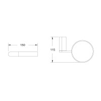 Ершик Rose RG17H RG1700H черный