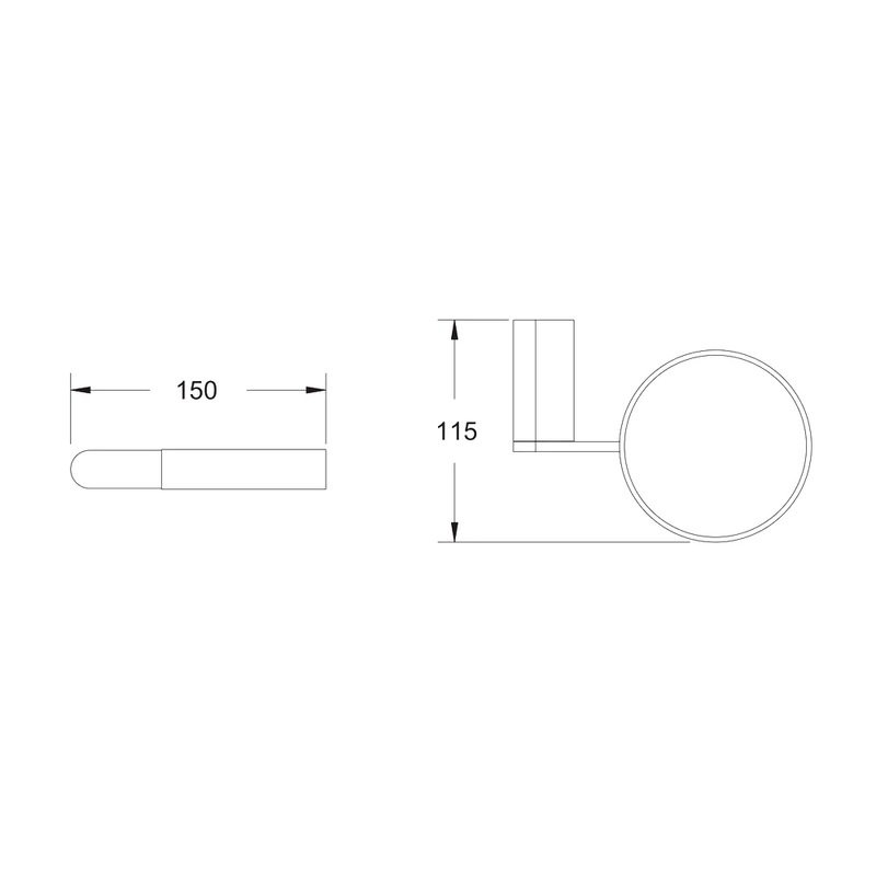 Ершик Rose RG17H RG1700H черный