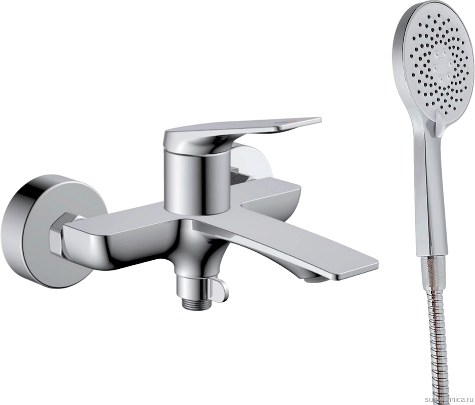 Смеситель для ванны с душем Haiba HB60816 хром