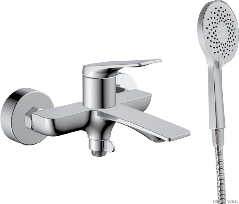 Смеситель для ванны с душем Haiba HB60816 хром
