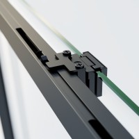 Душевой уголок Vincea Soft 2 VSR-3SO29012CLB 120х90 см, профиль черный, стекло прозрачное