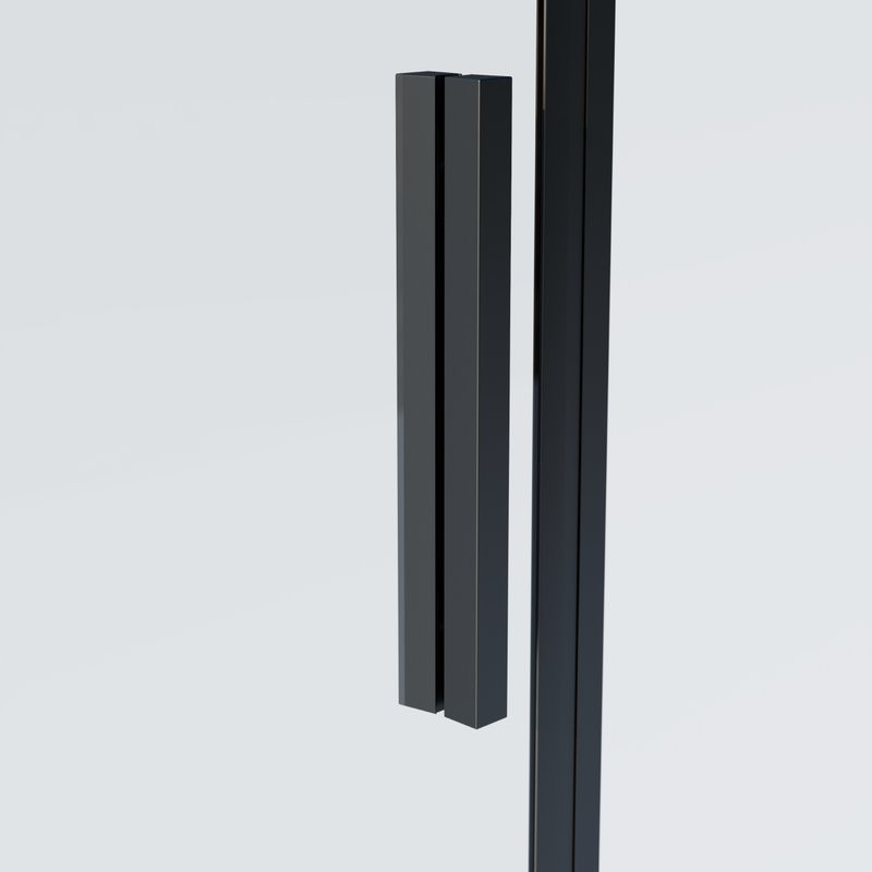 Душевой уголок Vincea Soft 2 VSR-3SO29012CLB 120х90 см, профиль черный, стекло прозрачное