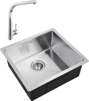 Комплект Мойка Zorg Inox R 4844 + Смеситель MEGA Mega