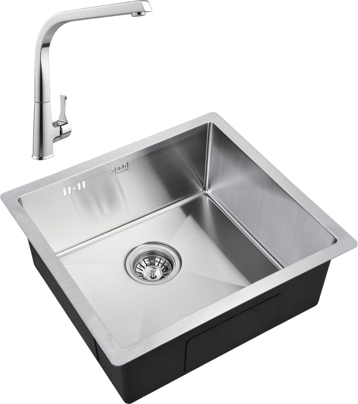Комплект Мойка Zorg Inox R 4844 + Смеситель MEGA Mega