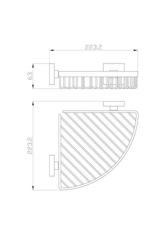 Полка Wonzon & Woghand WW-8944-DG темное золото