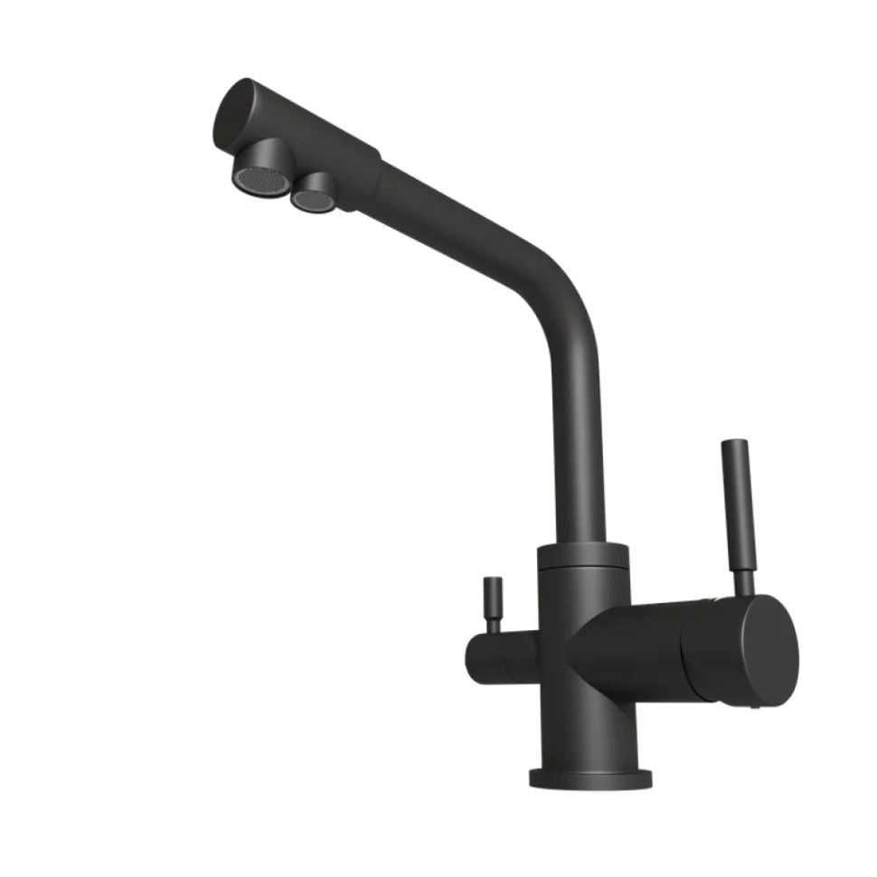 Смеситель для кухни Emar Steel ЕС - 3003N black