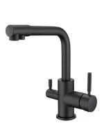 Смеситель для кухни Emar Steel ЕС - 3003N black Смеситель для кухни Emar Steel ЕС - 3003N black