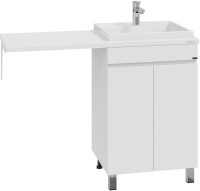 Тумба с раковиной СаНта Марс 59 R напольная, с дверками, для стиральной машины
