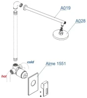 Душевой комплект Wasserkraft A12528