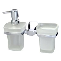 Набор Стакан Wasserkraft Wern K-2526 + Дозатор K-2589 Набор Стакан Wasserkraft Wern K-2526 + Дозатор K-2589