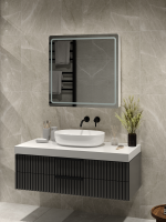 Зеркало-шкаф CONTINENT Led Race 70х70 см, с подсветкой