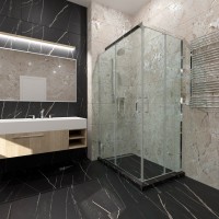 Душевой уголок Triton Фикс 120x90 см, без поддона, профиль хром