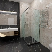 Душевой уголок Triton Фикс 120x90 см, без поддона, профиль хром