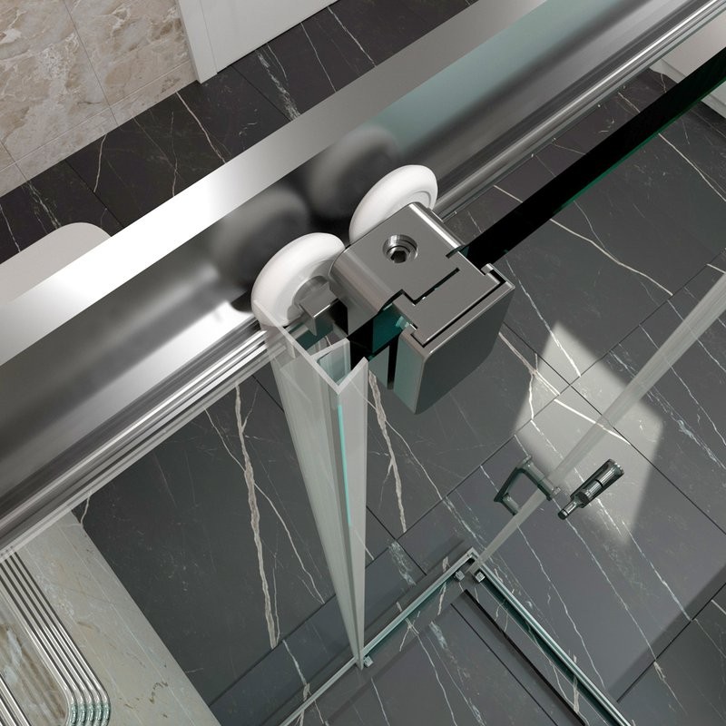 Душевой уголок Triton Фикс 120x90 см, без поддона, профиль хром