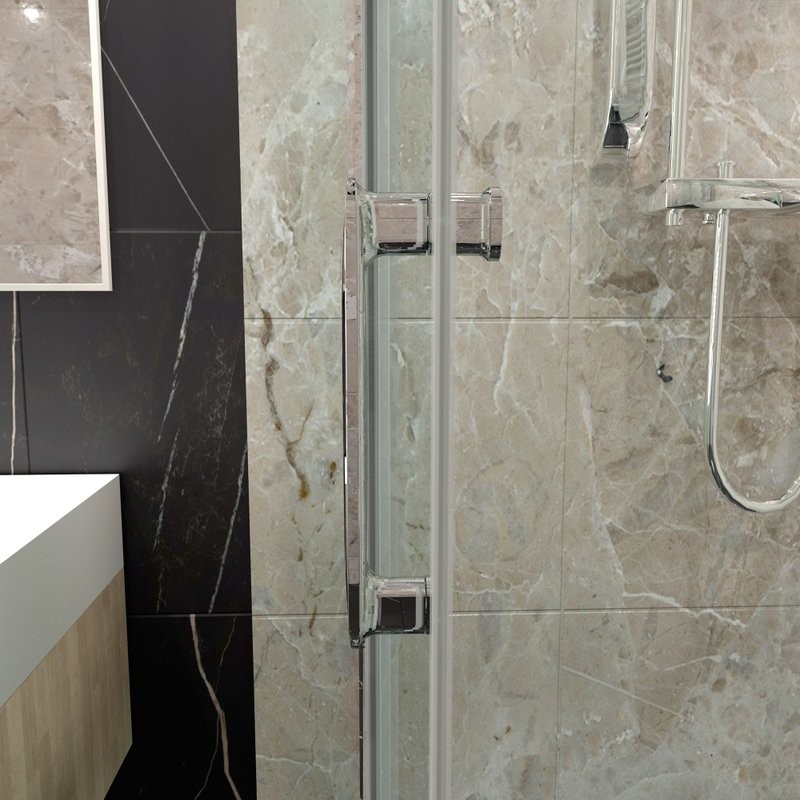 Душевой уголок Triton Фикс 120x90 см, без поддона, профиль хром