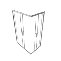 Душевой уголок Triton Фикс 120x90 см, без поддона, профиль хром